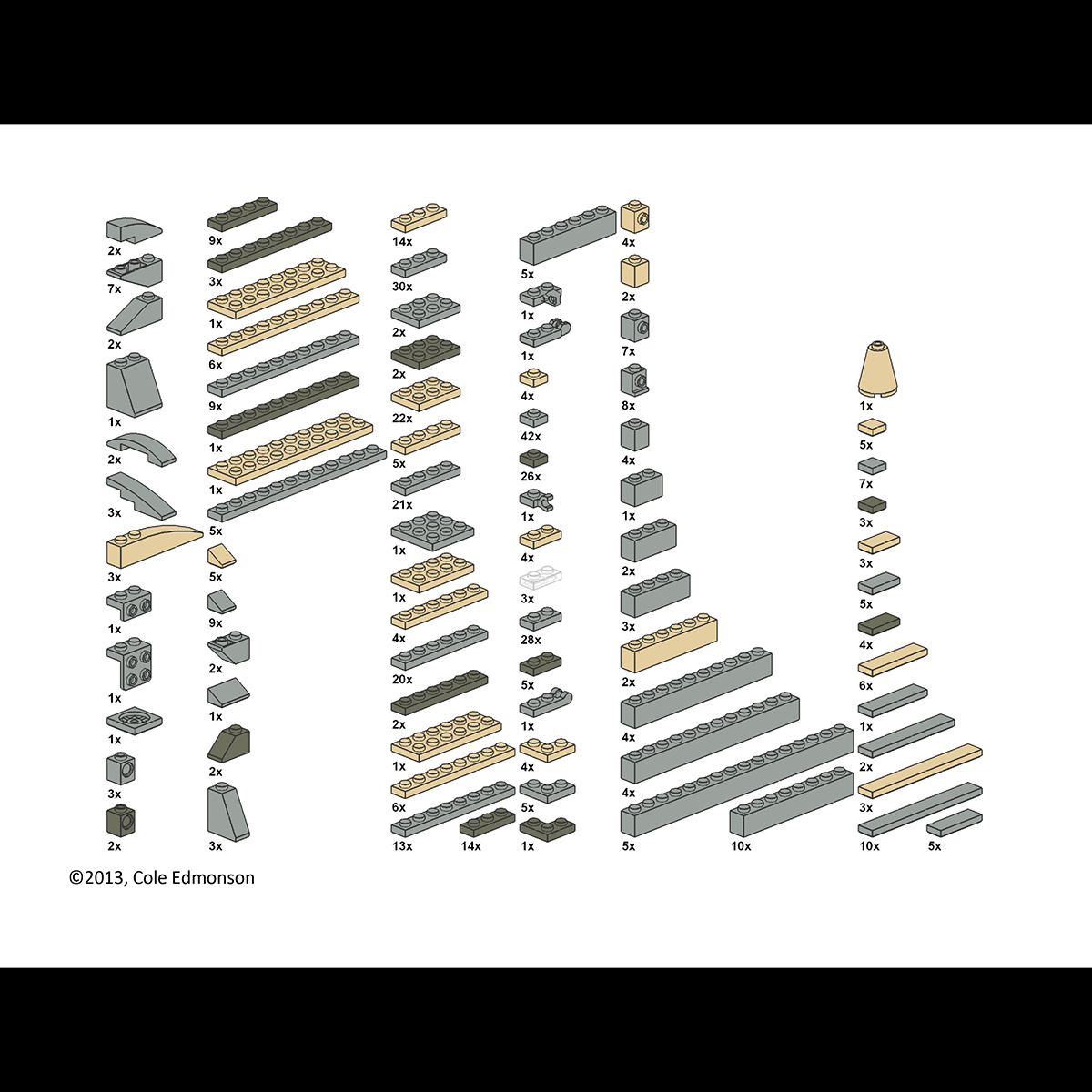Orcrist, a LEGO Brick Replica | Building Instructions by Cole Edmonson