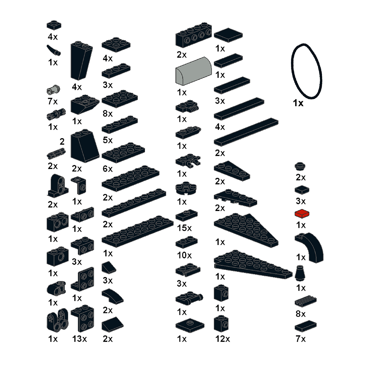Walther PPK, a LEGO Brick Replica | Building Instructions by Cole Edmonson