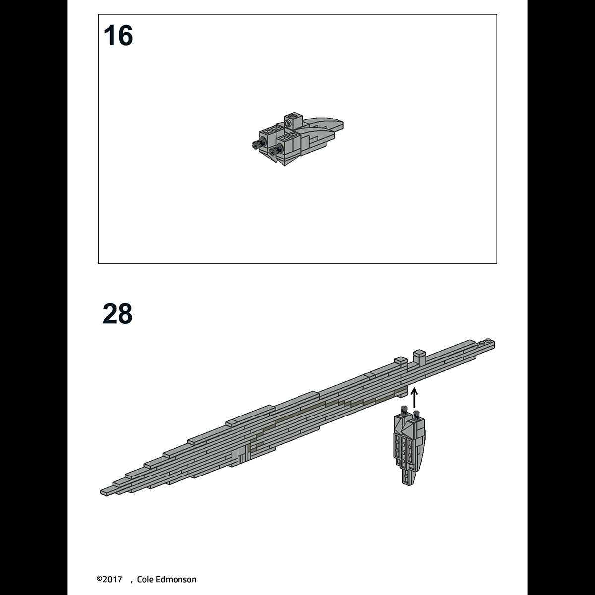Tolkien Blades Collection, a LEGO Brick Replica | Building Instructions by Cole Edmonson