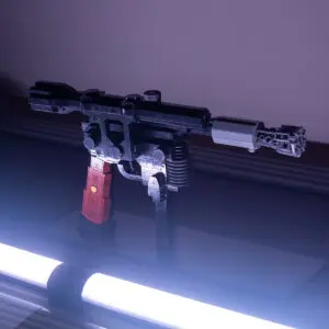Custom LEGO Star Wars Han Solo DL-44 Blaster Pistol from Brick Replicas by Cole Edmonson