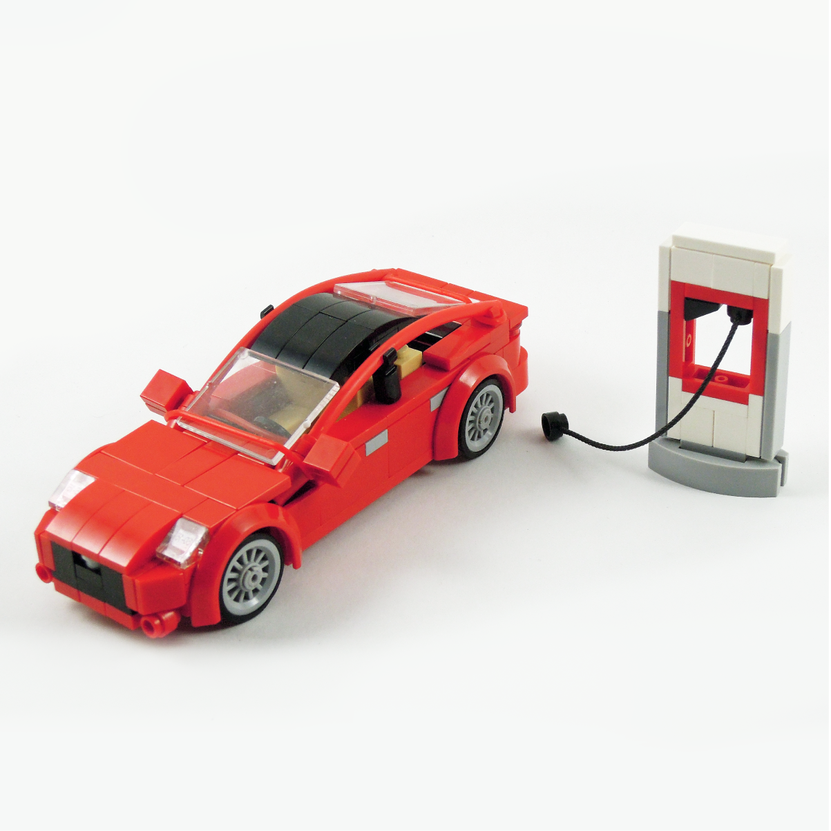 Instructions Custom LEGO Model S and Supercharger Brick Replicas