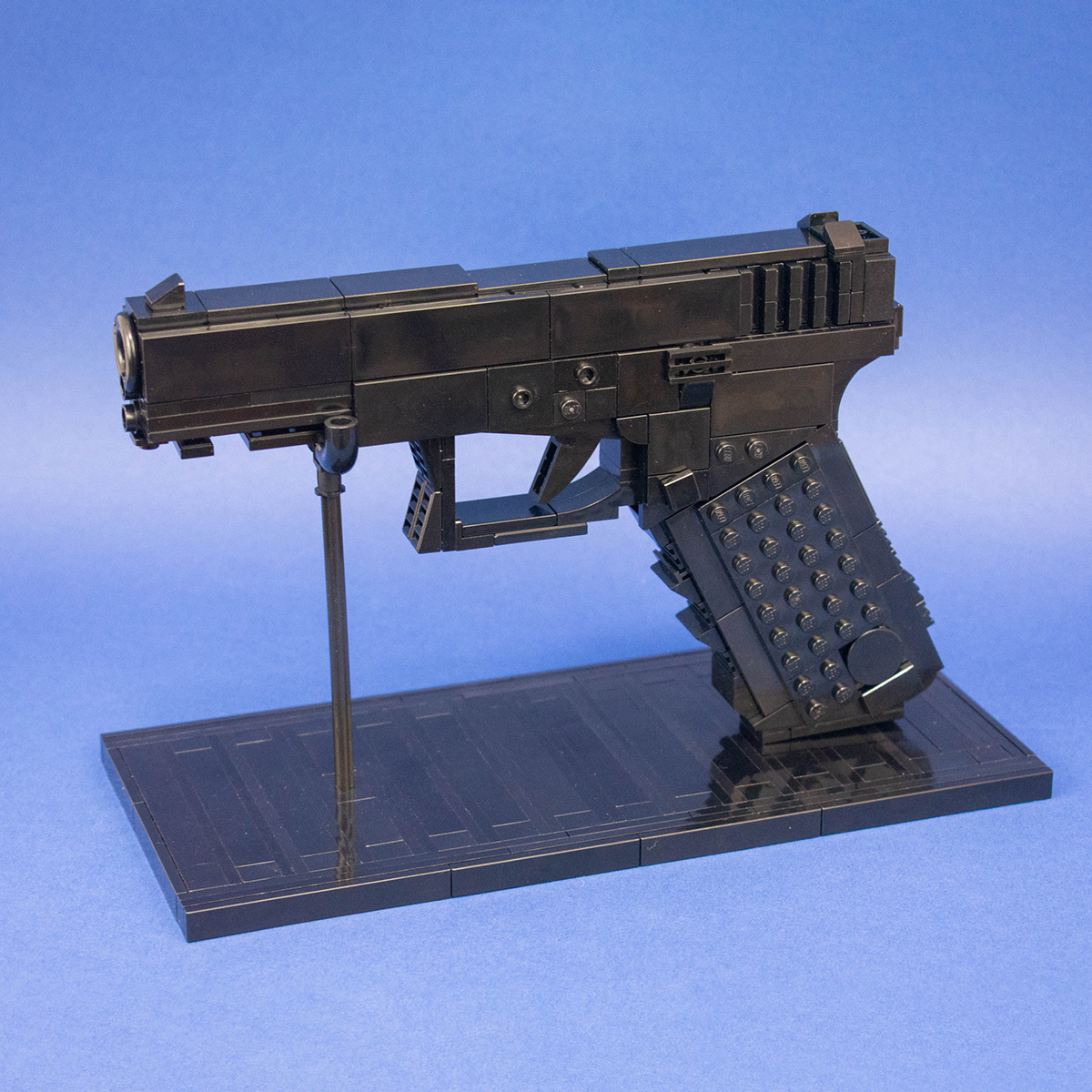 Glock 17, a LEGO Brick Replica Pistol | Building Instructions by Cole Edmonson
