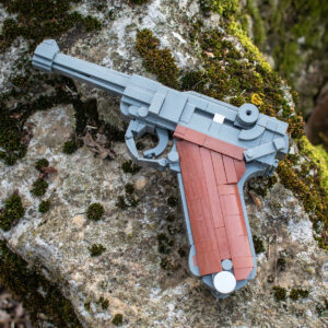 Luger P08, a LEGO Brick Replica Pistol Gun | Building Instructions by Cole Edmonson