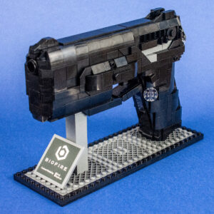 Biofire Smart Gun, a LEGO Brick Replica Pistol | Building Instructions by Cole Edmonson