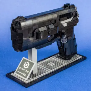 Biofire Smart Gun, a LEGO Brick Replica Pistol | Building Instructions by Cole Edmonson