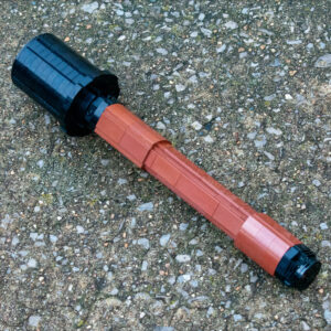 Stielhandgranate M24, a LEGO Brick Replica Stick Grenade Potato Masher | Building Instructions by Cole Edmonson