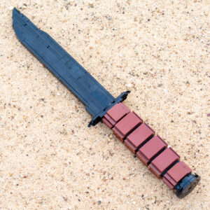 KA-BAR USMC Knife, a LEGO Brick Replica Blade | Building Instructions by Cole Edmonson