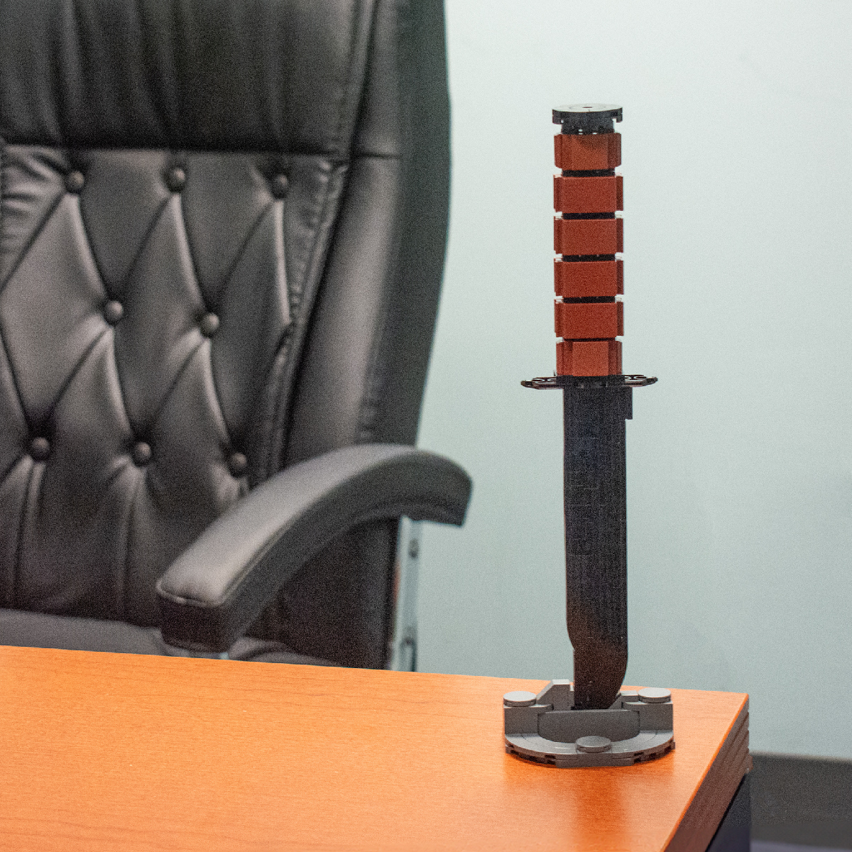 KA-BAR USMC Knife, a LEGO Brick Replica Blade | Building Instructions by Cole Edmonson