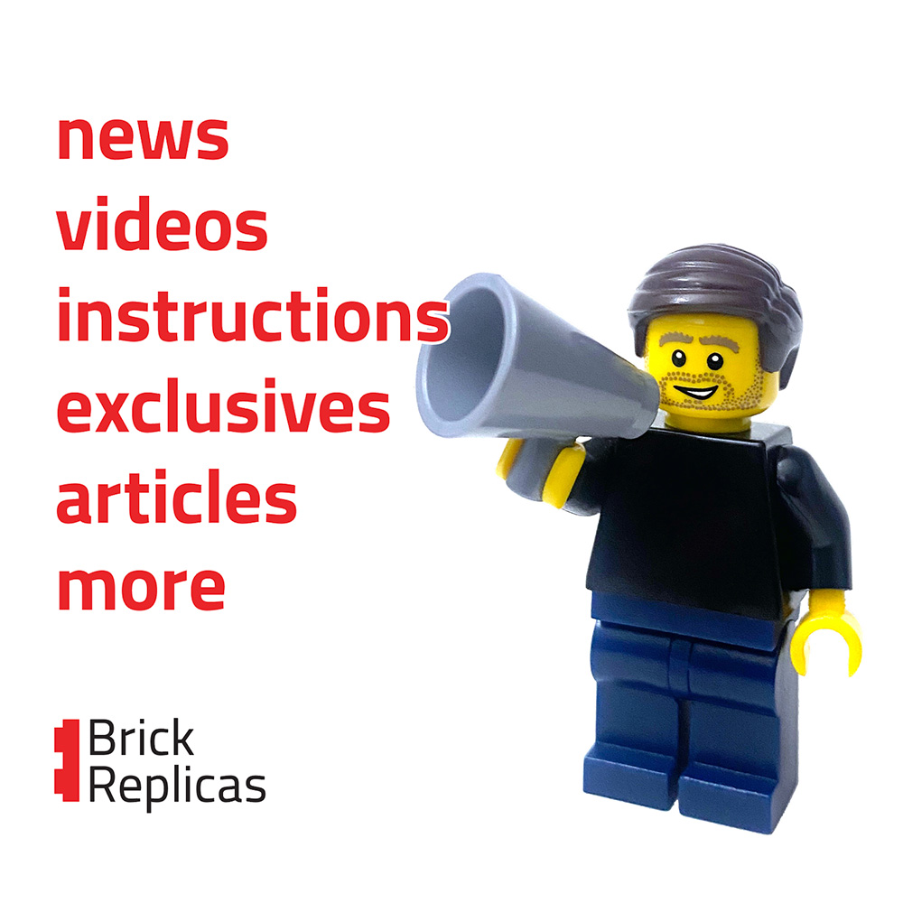 news, videos, instructions, exclusives, articles, and more – Brick Replicas